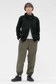 WATER REPELENT NYLON POPLIN TROUSERS