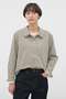 CHAMBRAY COTTON POPLIN SHIRT マーガレット・ハウエル/MARGARET HOWELL ベージュ