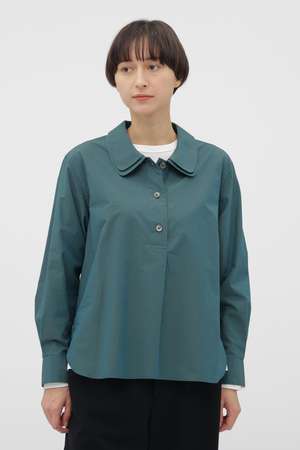 マーガレット・ハウエル/MARGARET HOWELLのCHAMBRAY COTTON POPLIN SHIRT(110400/110403)