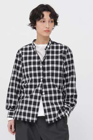マーガレット・ハウエル/MARGARET HOWELLのCOTTON CHECK SHIRT(110400/110403)