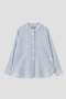 COTTON SILK STRIPE SHIRT マーガレット・ハウエル/MARGARET HOWELL