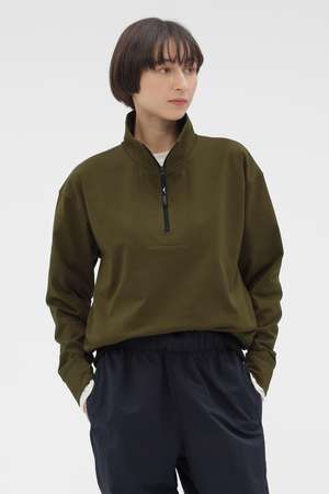 マーガレット・ハウエル/MARGARET HOWELLのHIGHDENCE POLYESTER JERSEY TOP(110100/110103)