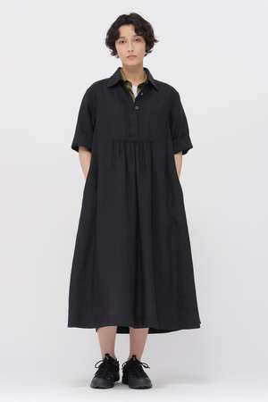 マーガレット・ハウエル/MARGARET HOWELLのSHIRTING LINEN DRESS(110500/110503)