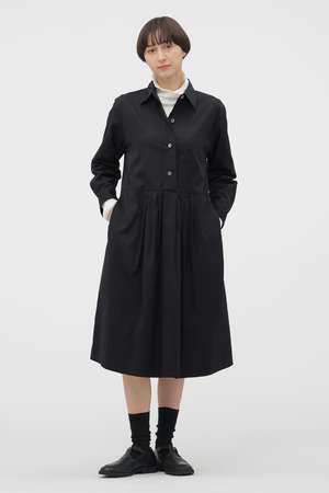 マーガレット・ハウエル/MARGARET HOWELLのCOTTON SILK PLAINWEAVE DRESS(110500/110503)