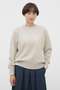 FINE WOOL LOOPBACK KNITWEAR マーガレット・ハウエル/MARGARET HOWELL グレー