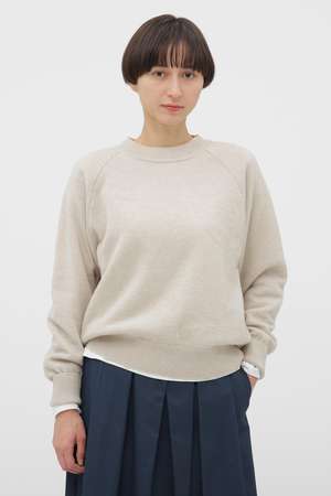 マーガレット・ハウエル/MARGARET HOWELLのFINE WOOL LOOPBACK KNITWEAR(110300/110301)