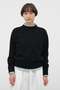 FINE WOOL LOOPBACK KNITWEAR マーガレット・ハウエル/MARGARET HOWELL ネイビー
