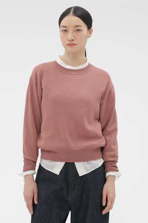 マーガレット・ハウエル/MARGARET HOWELLのTWISTED WOOL COTTON KNITWEAR(110300/110301)