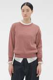 TWISTED WOOL COTTON KNITWEAR