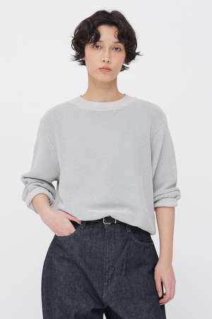 マーガレット・ハウエル/MARGARET HOWELLのCOTTON LINEN RAMIE PIQUE KNITWEAR(110300/110301)