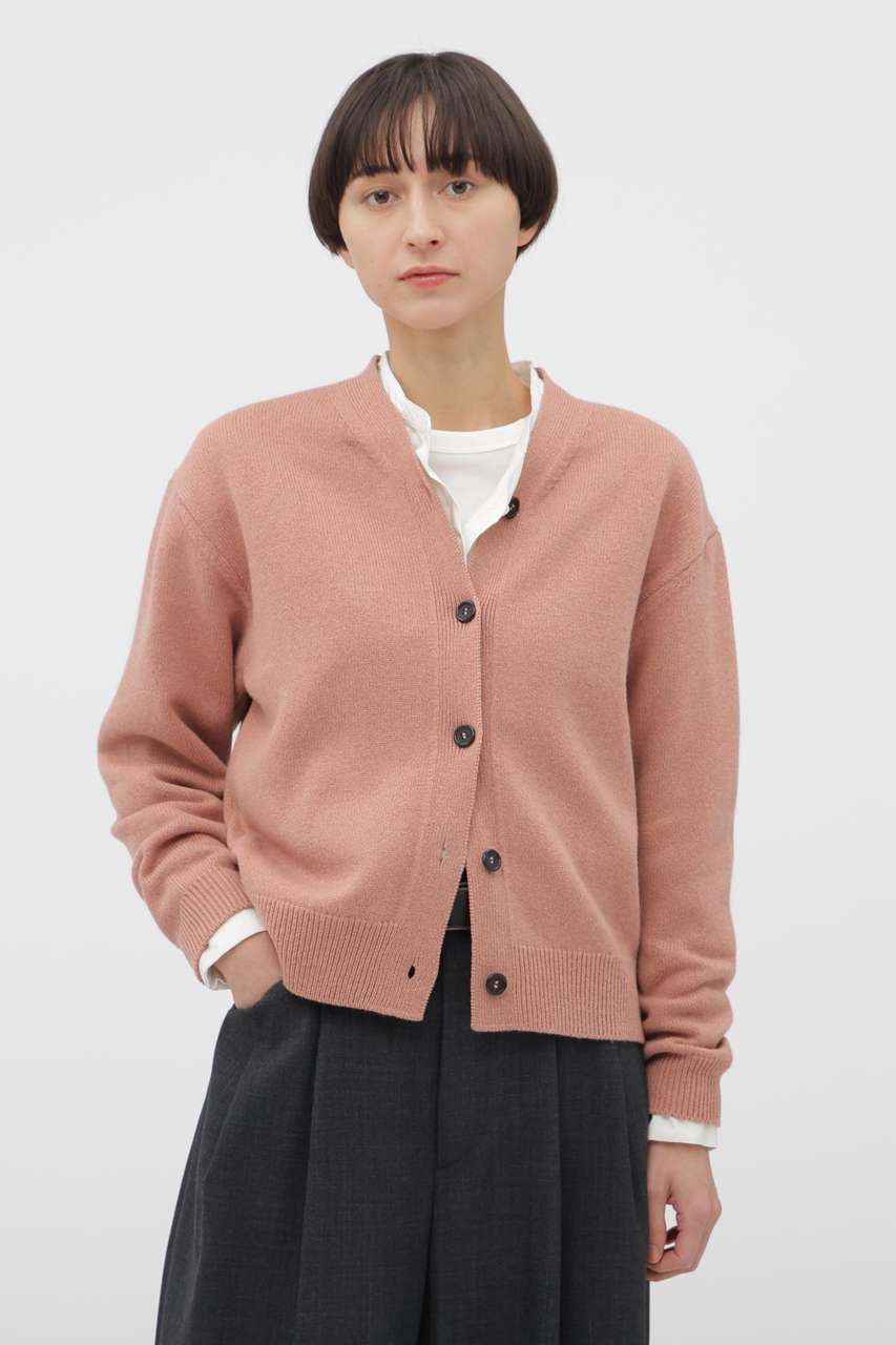 マーガレット・ハウエル/MARGARET HOWELLのLAMBSWOOL COTTON KNITWEAR(ピンク/5786164201)