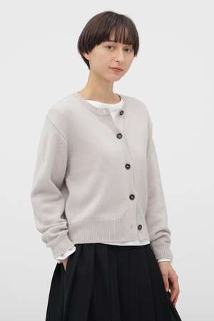 マーガレット・ハウエル/MARGARET HOWELLのCORD YARN WOOL KNITWEAR(110300/110303)