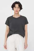 PLAIN COTTON JERSEY TOP