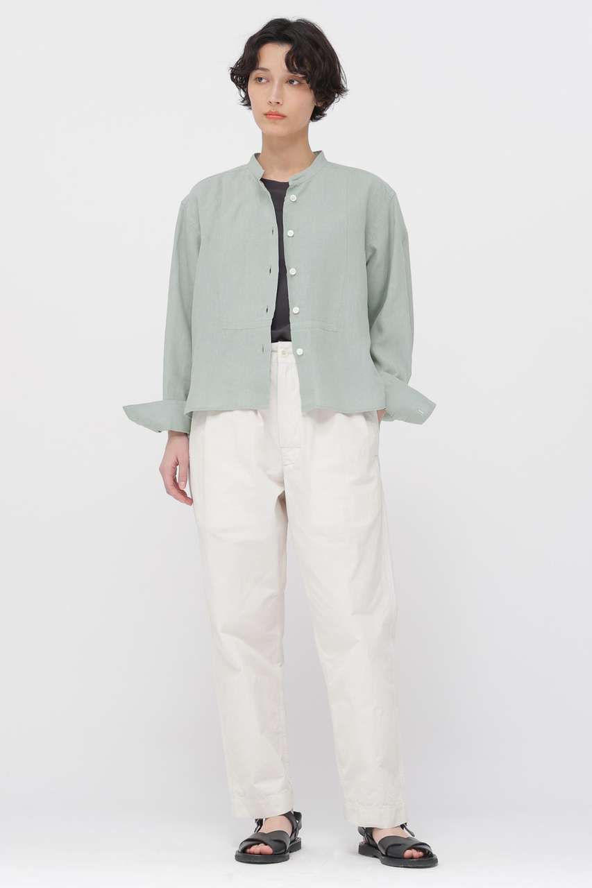 マーガレットハウエル COTTON WOOL JERSEY 24AW 近年 M MARGARET HOWELL(マーガレット・ハウエル)｜PLAIN COTTON JERSEY TOP