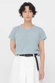 PLAIN COTTON JERSEY TOP