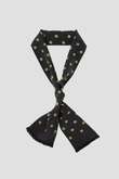 SILK TWILL POLKA DOT TIE SCARF