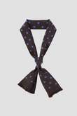 SILK TWILL POLKA DOT TIE SCARF
