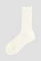 SILK COTTON RIB SOCKS マーガレット・ハウエル/MARGARET HOWELL ホワイト