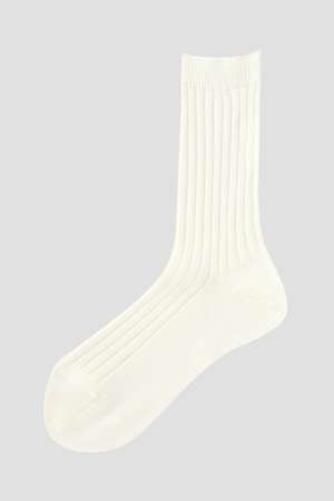 マーガレット・ハウエル/MARGARET HOWELLのSILK COTTON RIB SOCKS(140700/140701)