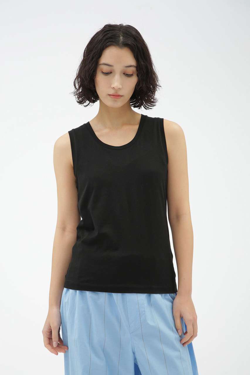 マーガレット・ハウエル/MARGARET HOWELLのSUPERFINE COTTON JERSEY(ブラック/5895167003)