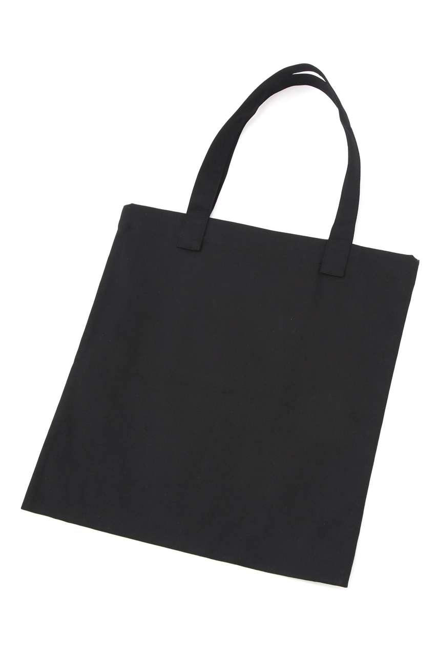 MARGARET HOWELL(マーガレット・ハウエル)｜COTTON LOGO BAG/ブラック