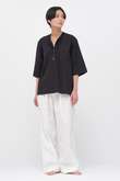 PLAIN POPLIN TROUSERS