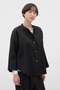 BRUSHED LINEN TWILL SHIRT マーガレット・ハウエル/MARGARET HOWELL グレー