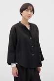 BRUSHED LINEN TWILL SHIRT