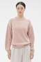 HIGH TWIST COTTON LINEN KNITWEAR マーガレット・ハウエル/MARGARET HOWELL ピンク