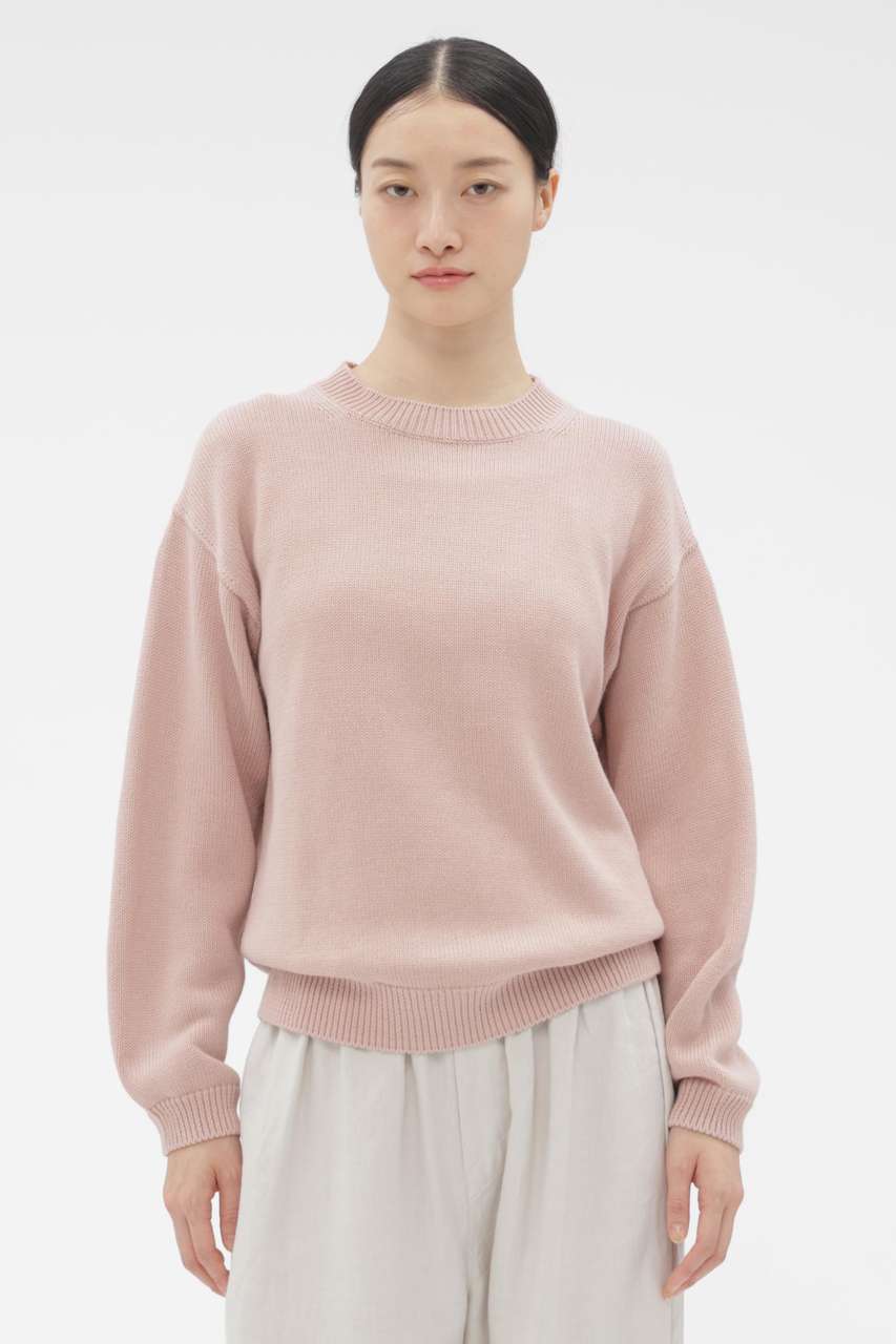 マーガレット・ハウエル/MARGARET HOWELLのHIGH TWIST COTTON LINEN KNITWEAR(ピンク/5896163203)