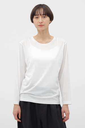 マーガレット・ハウエル/MARGARET HOWELLのSUPERFINE COTTON JERSEY TOP(110100/110103)