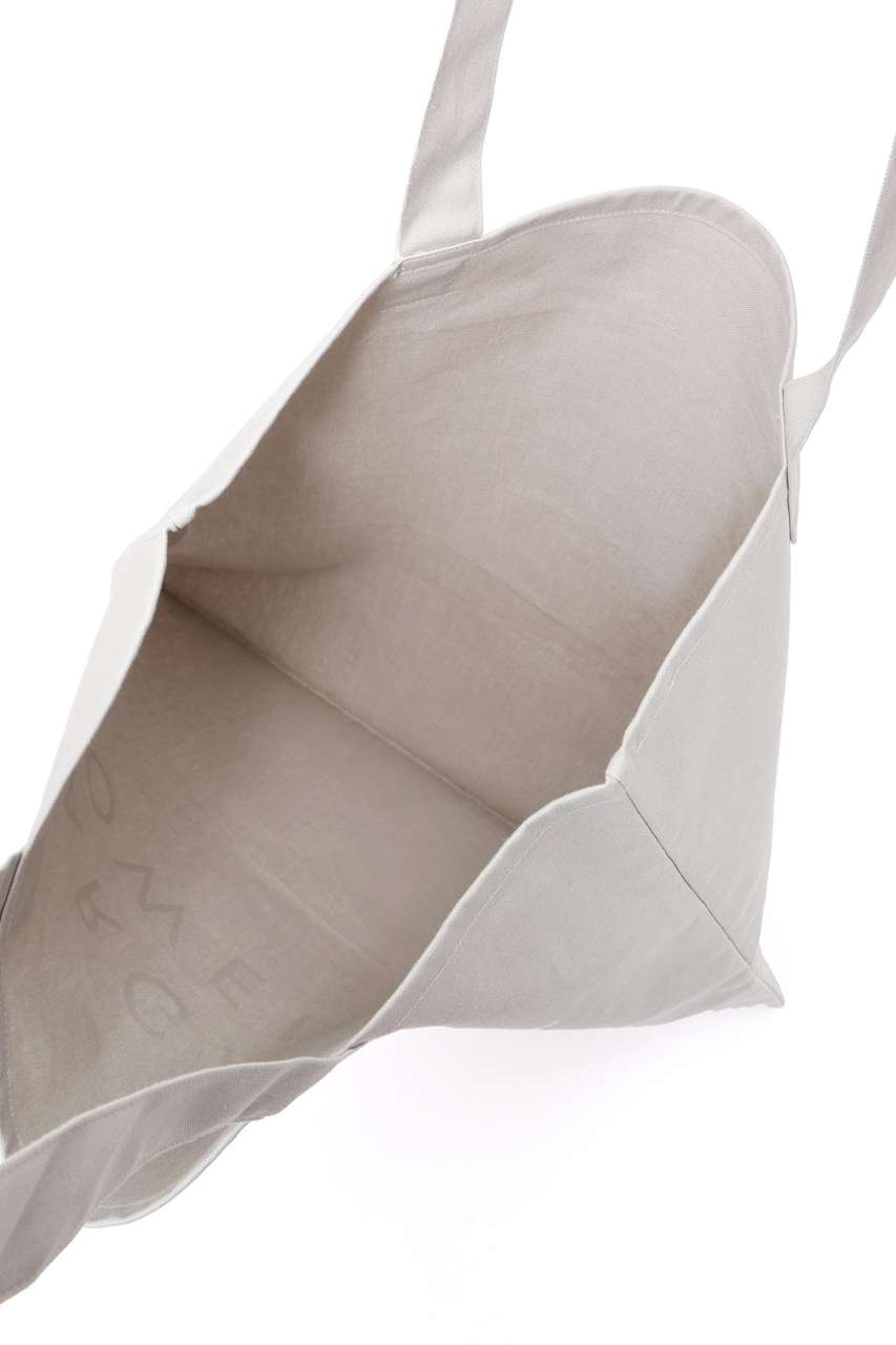 MARGARET HOWELL(マーガレット・ハウエル)｜COTTON LOGO BAG/ベージュ