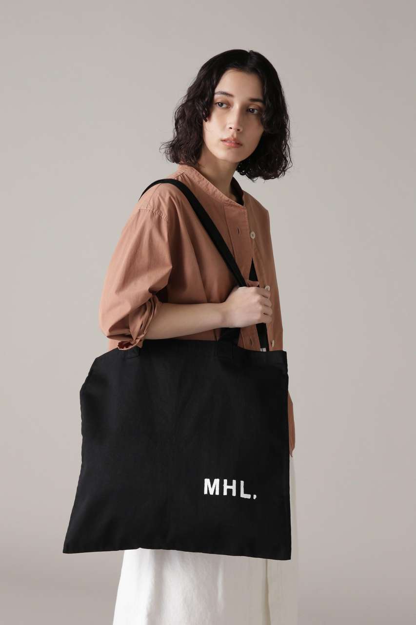 MARGARET HOWELL LIGHT COTTON DRILL (ブラック, Ｆ) マーガレット・ハウエル ELLE SHOP