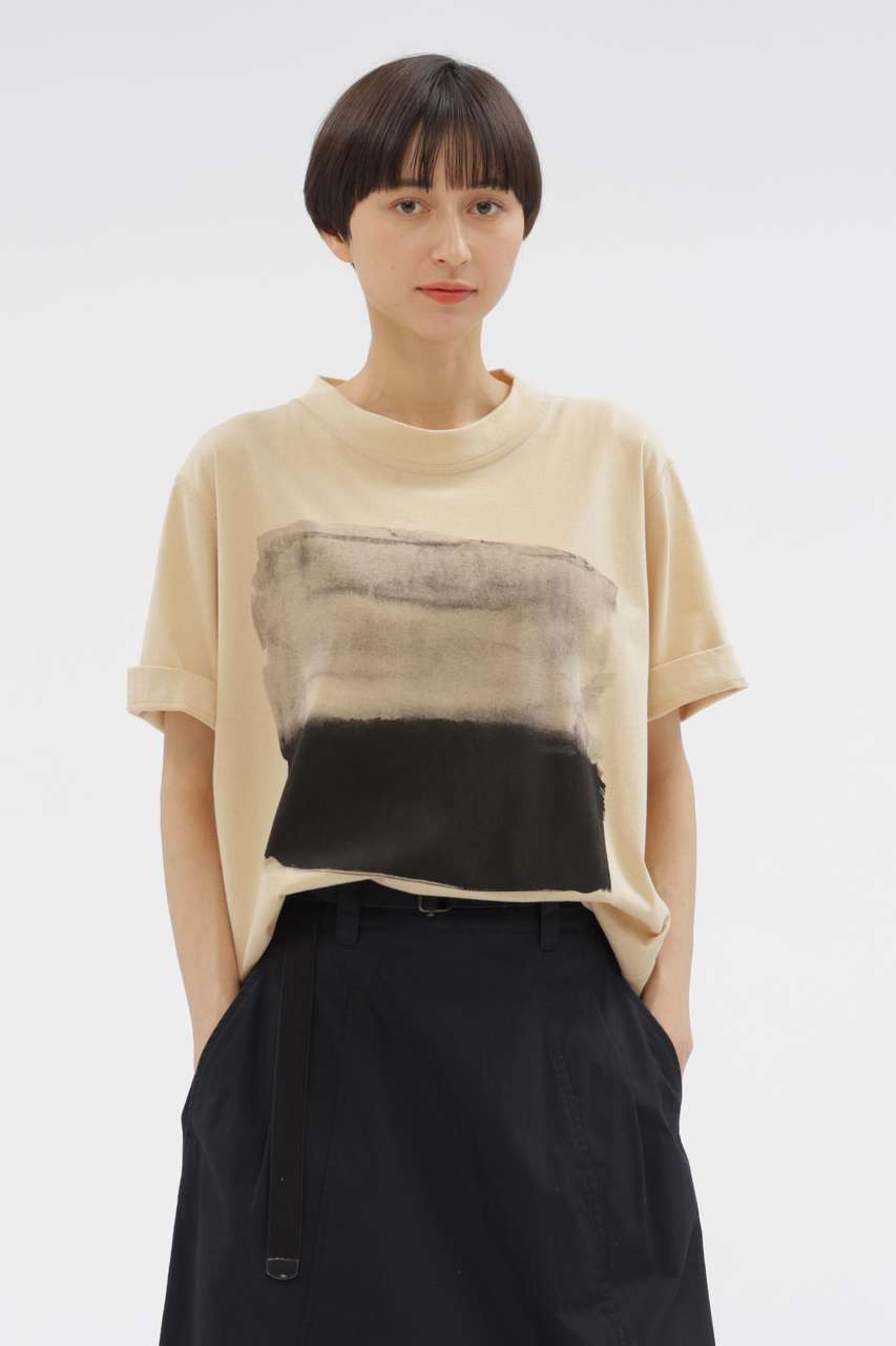 マーガレット・ハウエル/MARGARET HOWELLのLIGHT ORGANIC COTTON JERSEY TOP(ベージュ/5955168555)