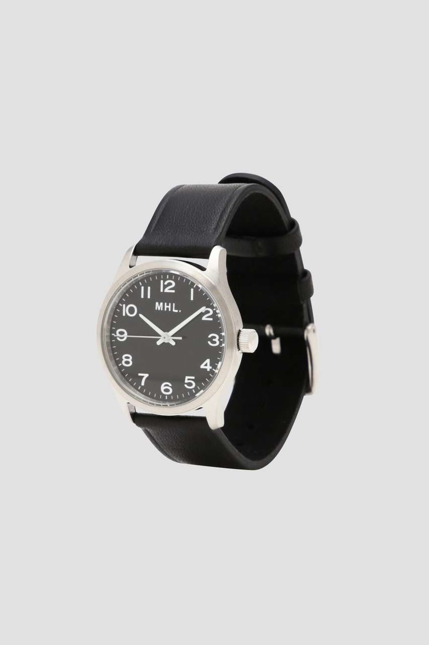 マーガレット・ハウエル/MARGARET HOWELLのLEATHER STRAP WATCH(ブラック/5955173500)