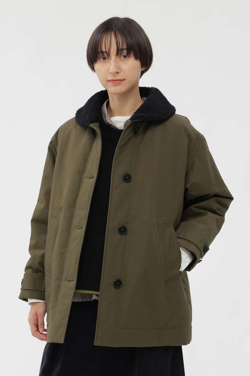 マーガレット・ハウエル/MARGARET HOWELLのDRY COTTON CANVAS COAT(カーキ/5955210201)