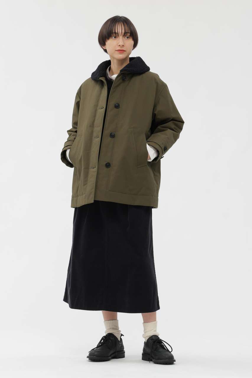 マーガレットハウエル リーファーコート 美品 Margaret Howell コート 579-3210002 カーキ メンズ SIZE S