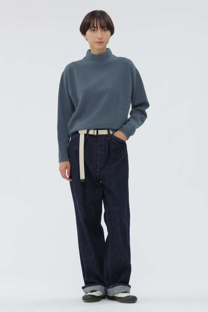マーガレット・ハウエル/MARGARET HOWELLのCANTON DENIM TROUSERS(ブルー/5955240200)