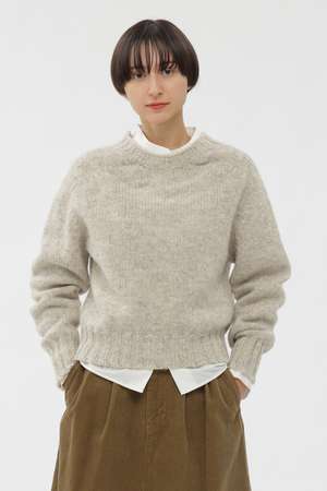 マーガレット・ハウエル/MARGARET HOWELLのRUSTIC WOOL KNITWEAR(110300/110301)