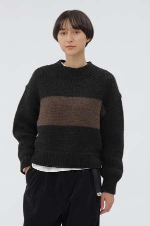 マーガレット・ハウエル/MARGARET HOWELLのNATURAL SPUN WOOL KNITWEAR(110300/110301)