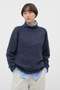 DRY WOOL KNITWEAR マーガレット・ハウエル/MARGARET HOWELL ブルー