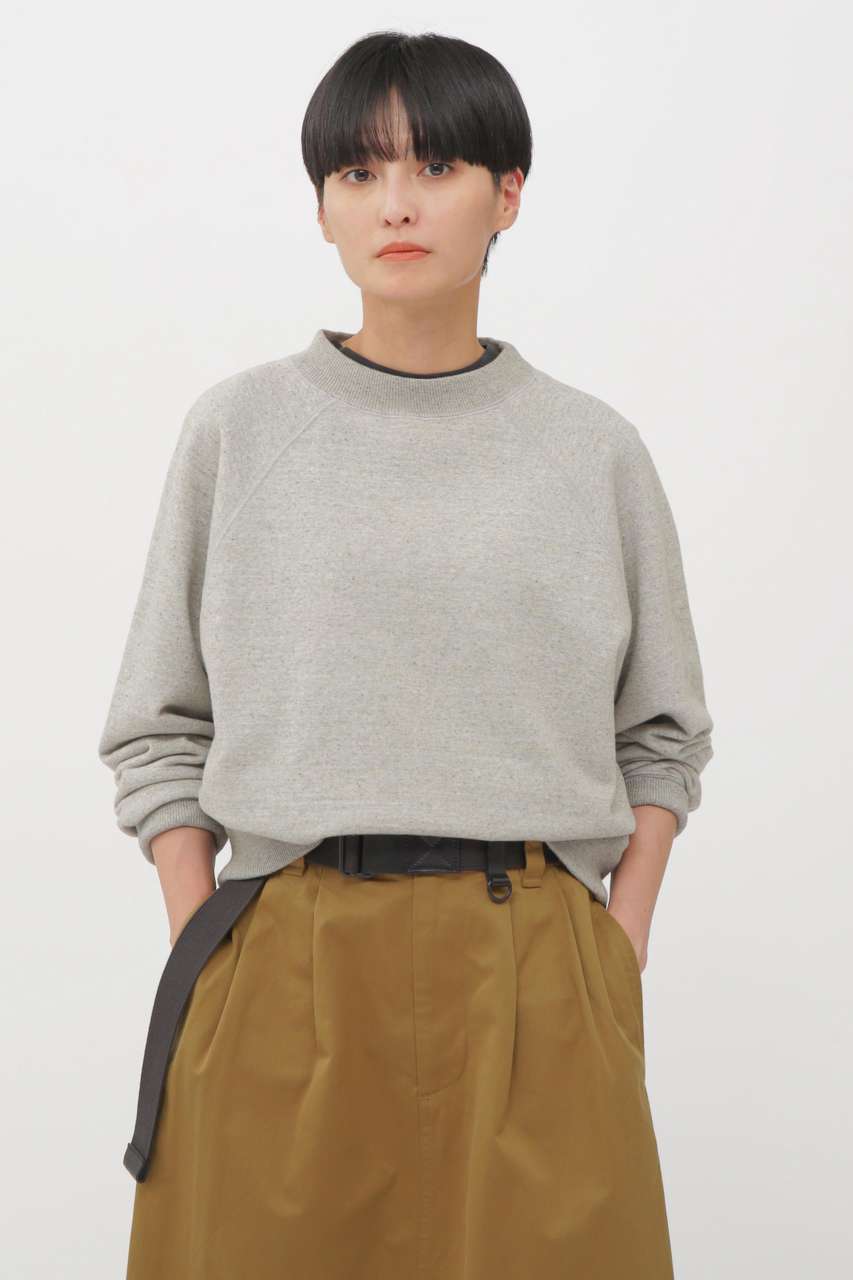 マーガレット・ハウエル/MARGARET HOWELLのUPCYCLED LOOPBACK JERSEY TOP(グレー/5955269207)