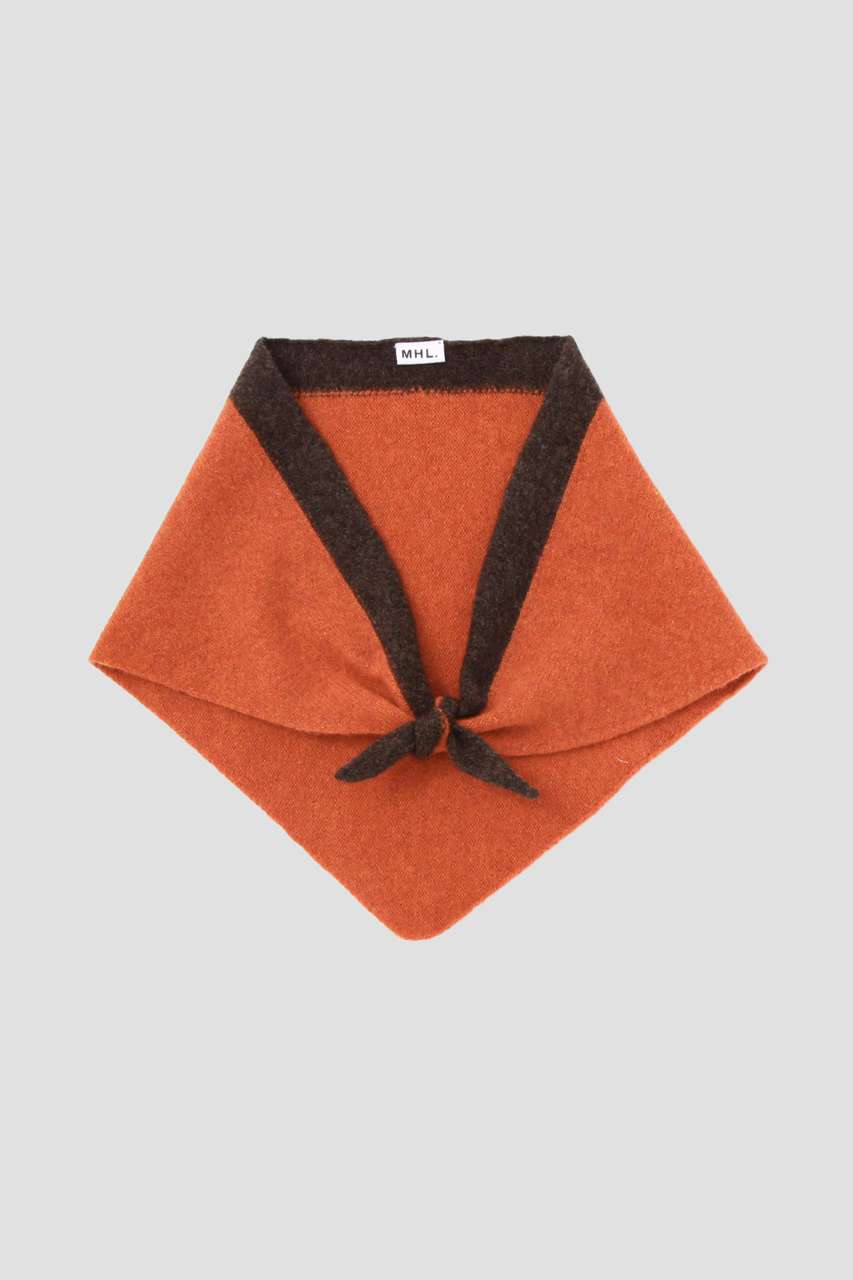 マーガレット・ハウエル/MARGARET HOWELLのMHL TIPPED SCOUT SCARF(オレンジ/5955278201)