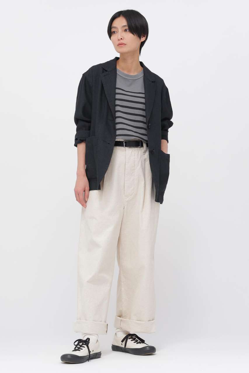 MARGARET HOWELL(マーガレット・ハウエル)｜FADED WOOL LINEN TWILL