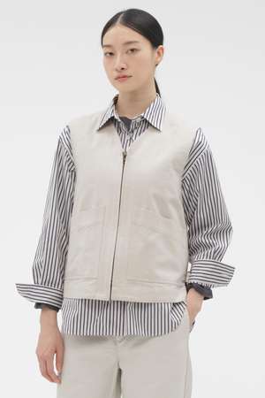 マーガレット・ハウエル/MARGARET HOWELLのFADED COTTON TWILL BLOUSON(110800/110806)