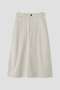 WASHED CHINO COTTON SKIRT マーガレット・ハウエル/MARGARET HOWELL