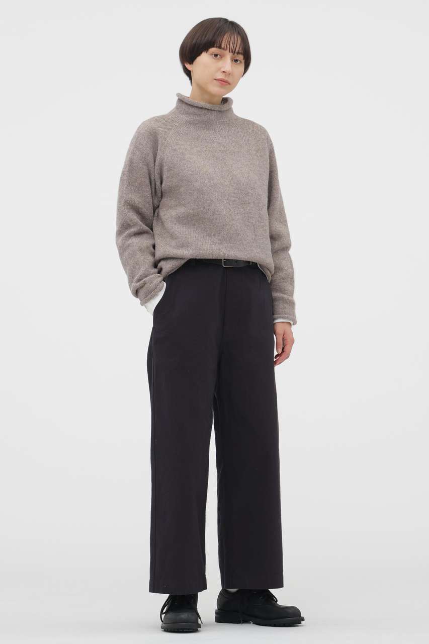 マーガレット・ハウエル/MARGARET HOWELLのFADED COTTON TWILL TROUSERS(ブルー/5956140200)
