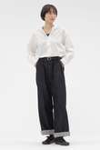 CANTON BLACK LIGHT DENIM TROUSERS