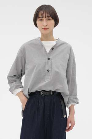 マーガレット・ハウエル/MARGARET HOWELLのTINY GINGHAM COTTON SHIRT