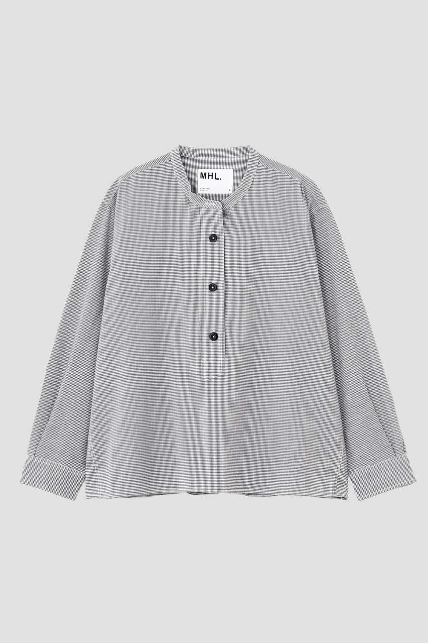 MARGARET HOWELL(マーガレット・ハウエル)｜TINY GINGHAM COTTON SHIRT